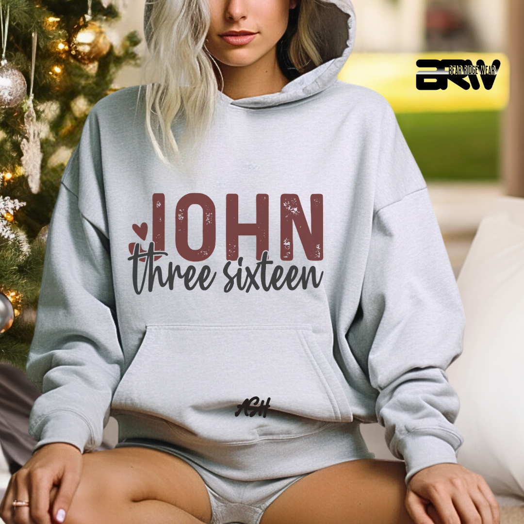 'John Three Sixteen' Faith Hoodie