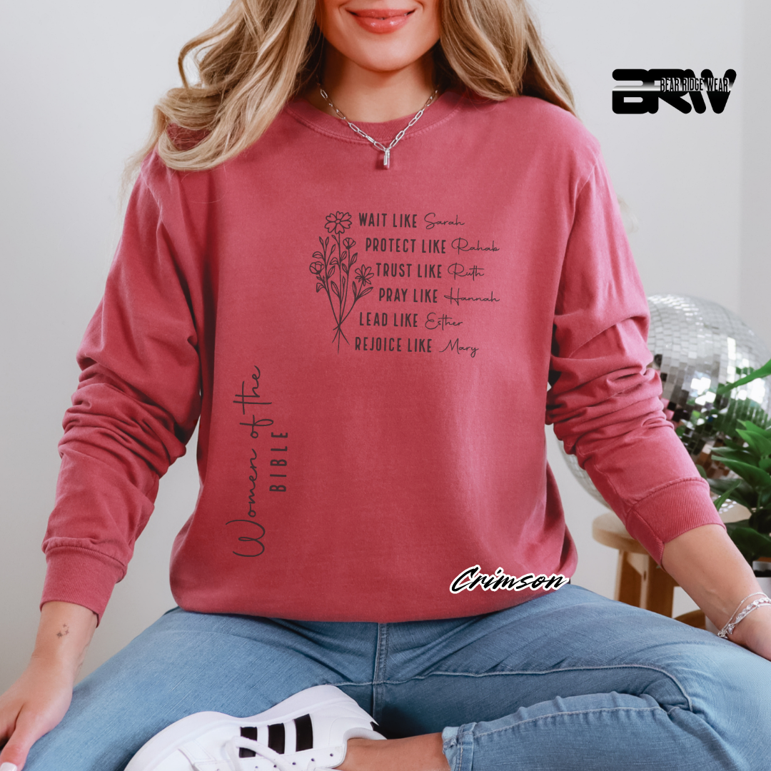 'Women of the Bible' Long-Sleeve Faith Tee