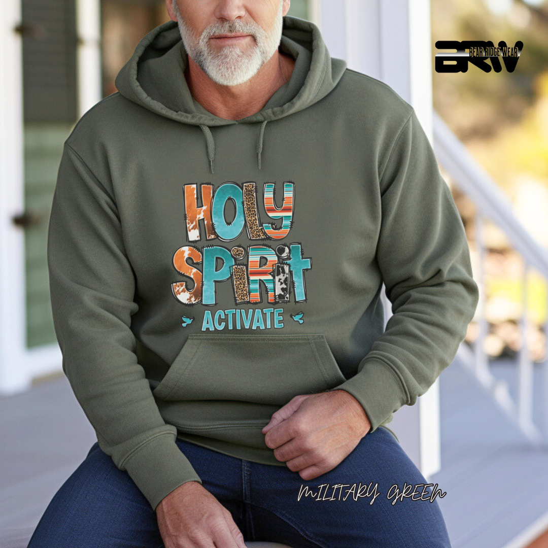 'Holy Spirit Activate' Faith Hoodie