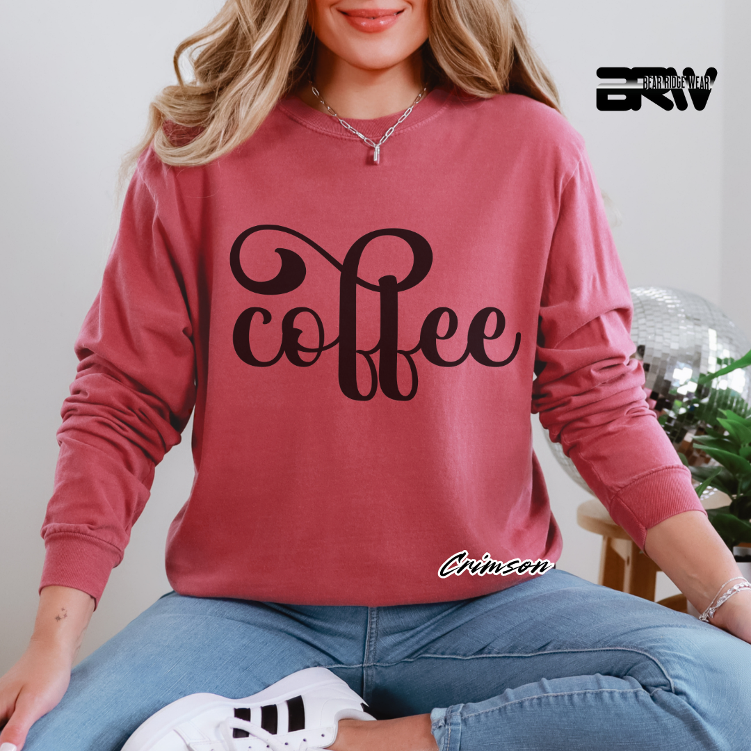 'Coffee' Long-Sleeve Tee