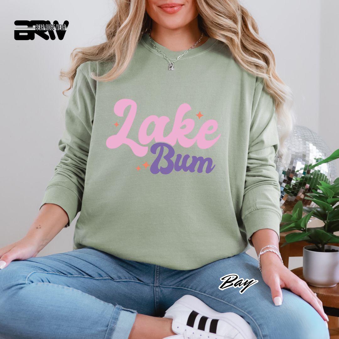 'Lake Bum' Summer Long Sleeve Tee