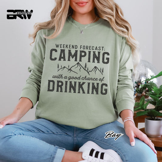 'Weekend Forecast' Summer Long Sleeve Tee