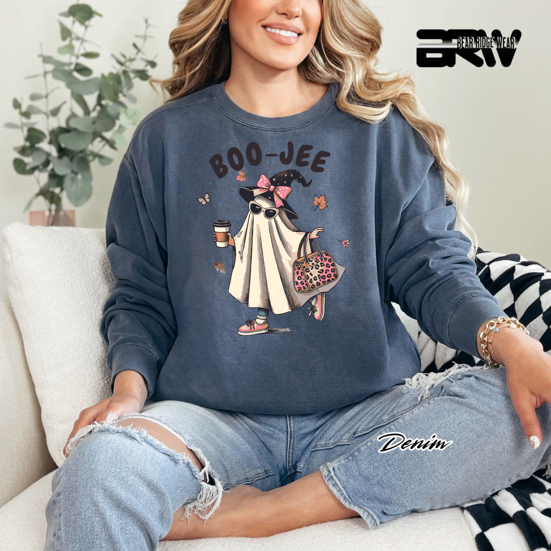 'Boujee With Purse' Fall Crewneck Sweatshirt