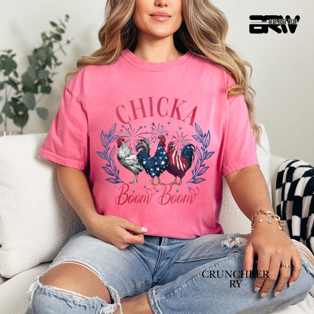 Chicka Boom Boom- Patriotic Tee
