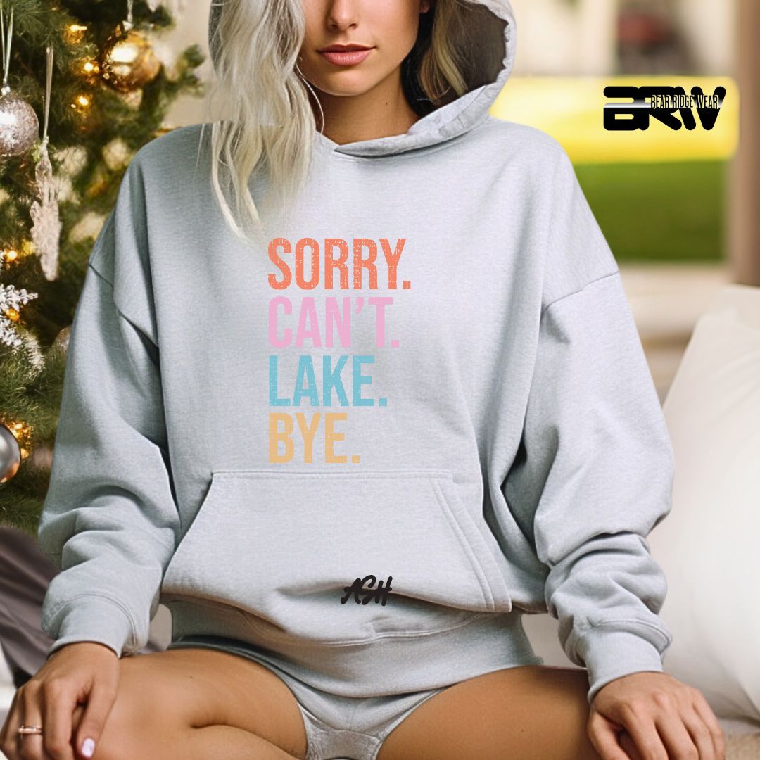 'Sorry Can't Lake Bye' Summer Hoodie