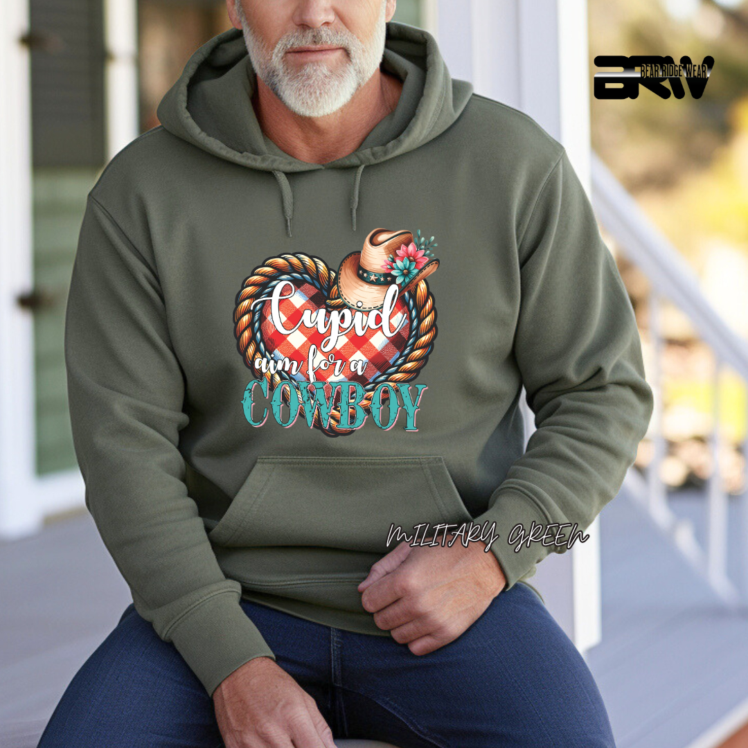 'Cupid Aim for a Cowboy' Hoodie