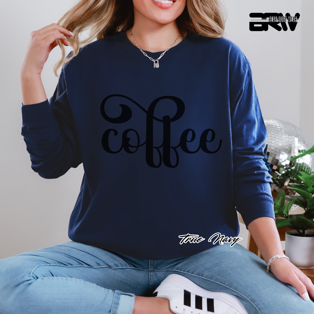 'Coffee' Long-Sleeve Tee
