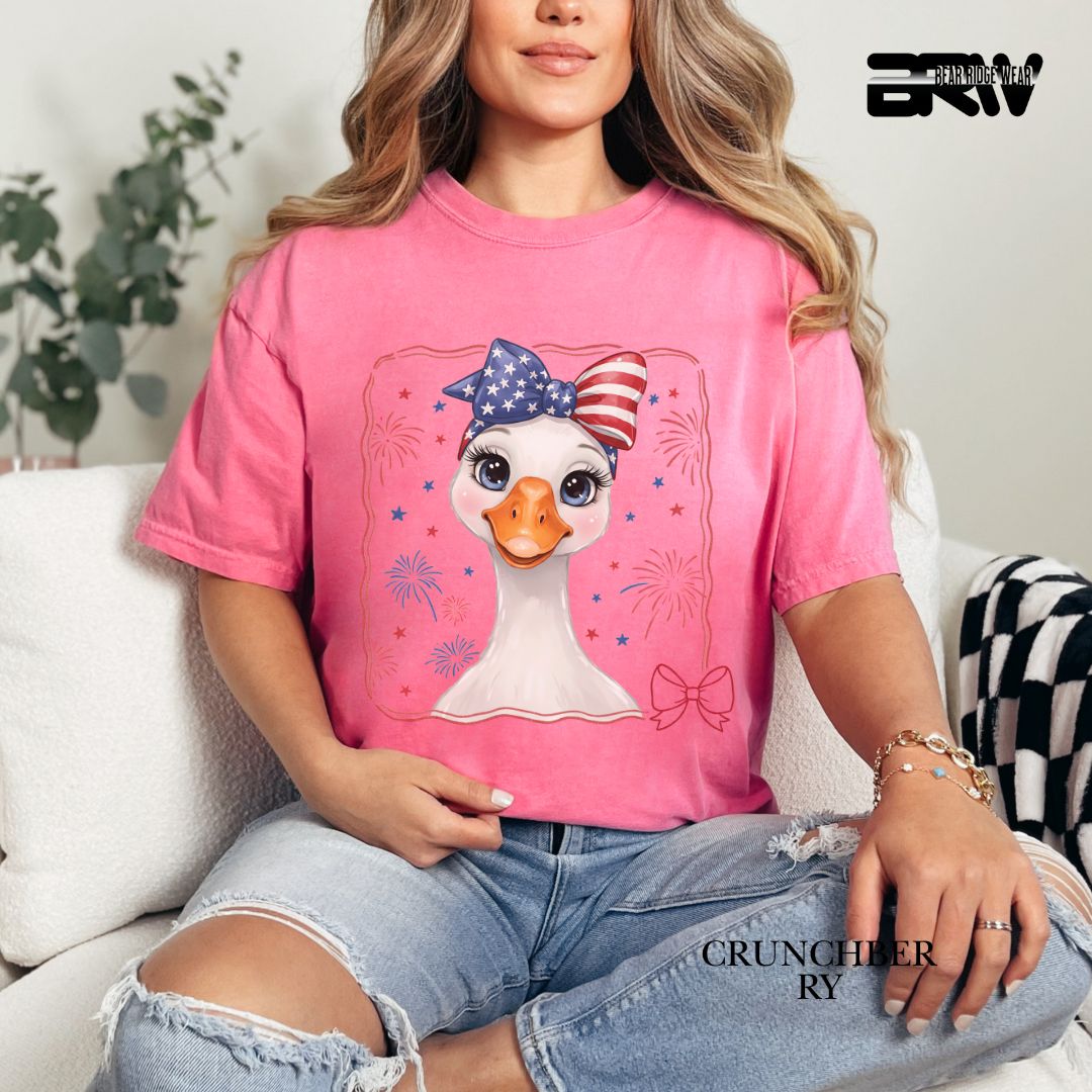 Goose-Girl- Patriotic Tee