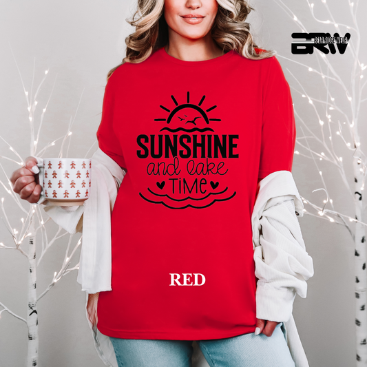 "Sunshine and lake Time" Tee