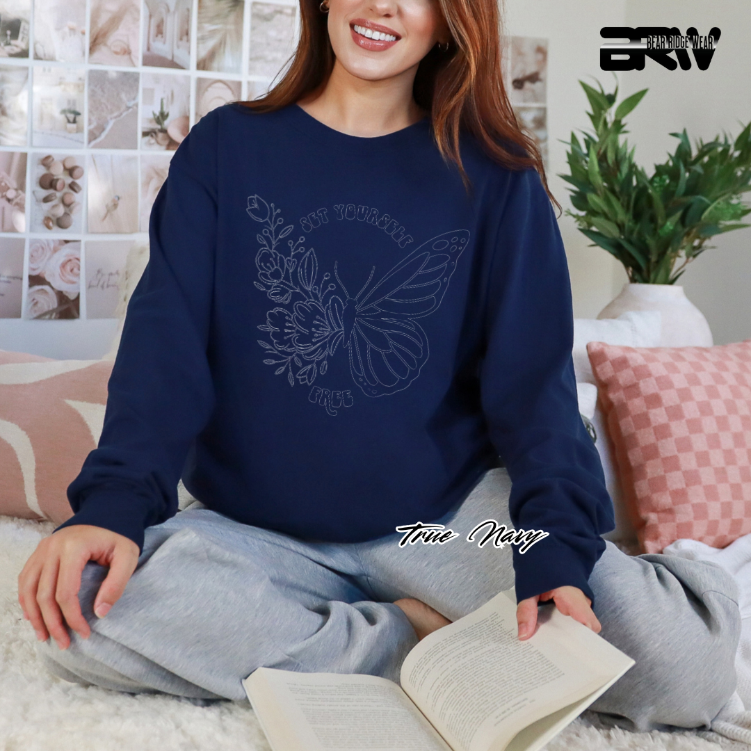 'Set Yourself Free' Long Sleeve Tee