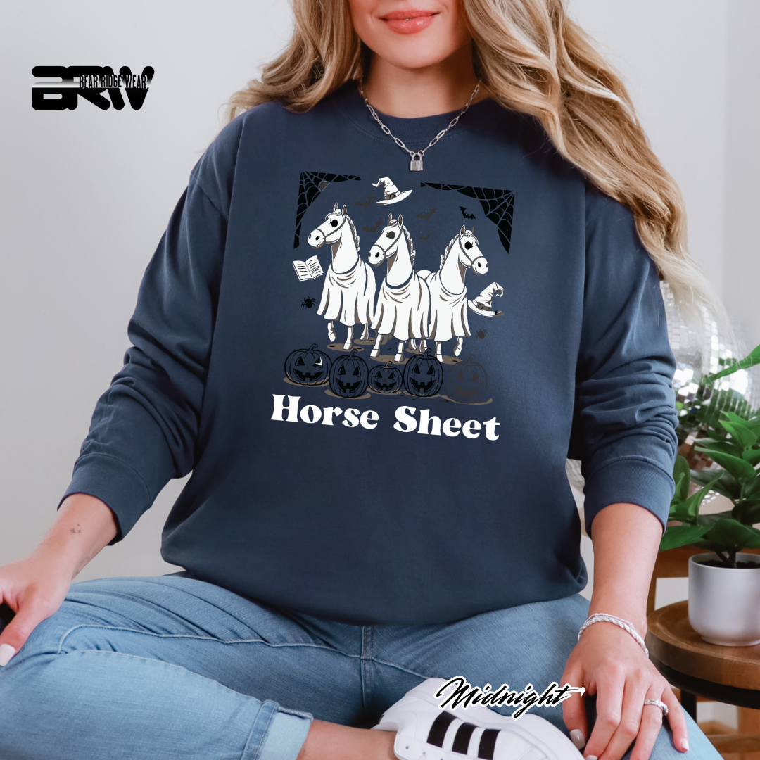 'Horse Sheet' Fall Long-Sleeve Tee