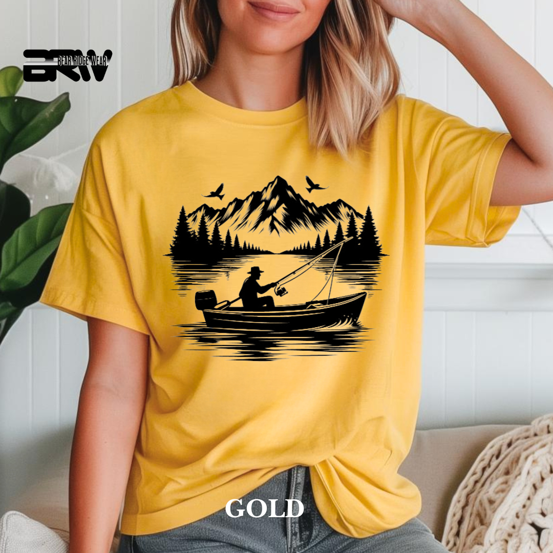 "Boat in the Lake" Tee