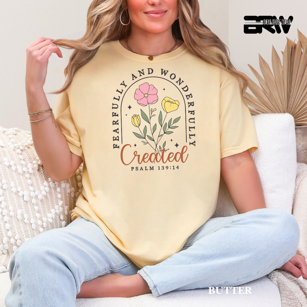 'Fearfully Created' Faith Tee