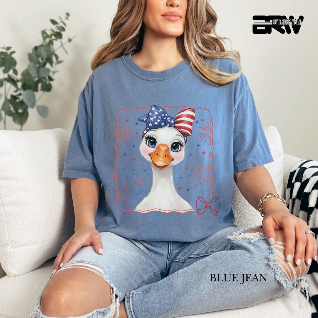 Goose-Girl- Patriotic Tee