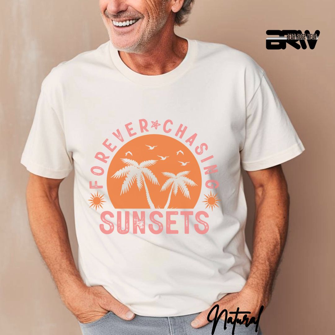 'Forever Chasing Sunsets' Summer T- Shirt