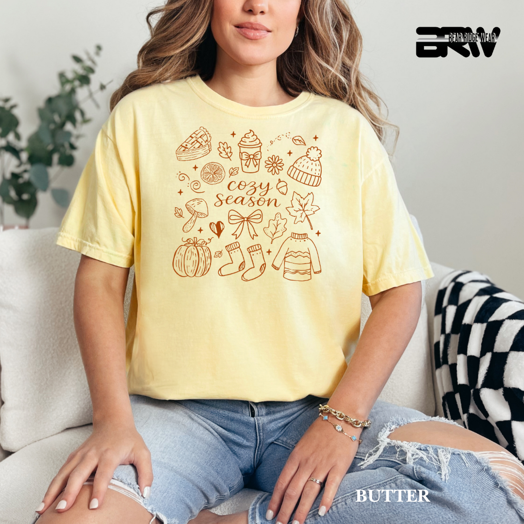 'Cozy Season Fall' Fall Tee