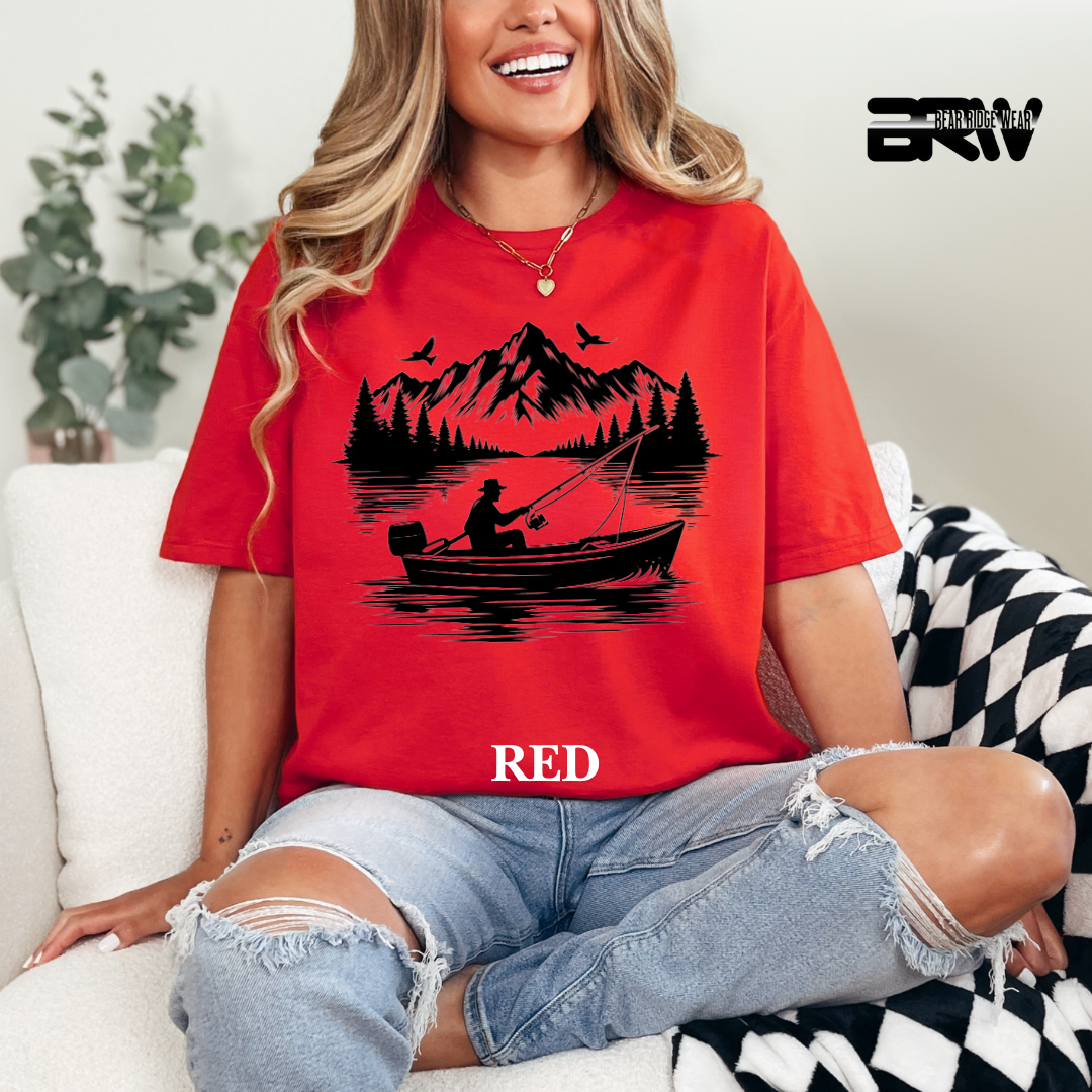 "Boat In the Lake" Tee