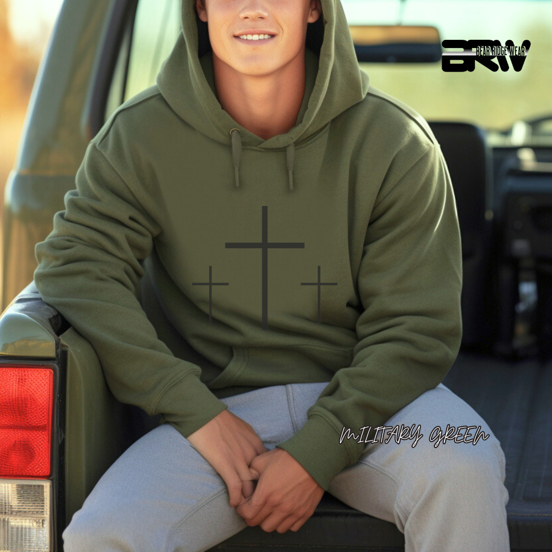 'Three Cross' Faith Hoodie