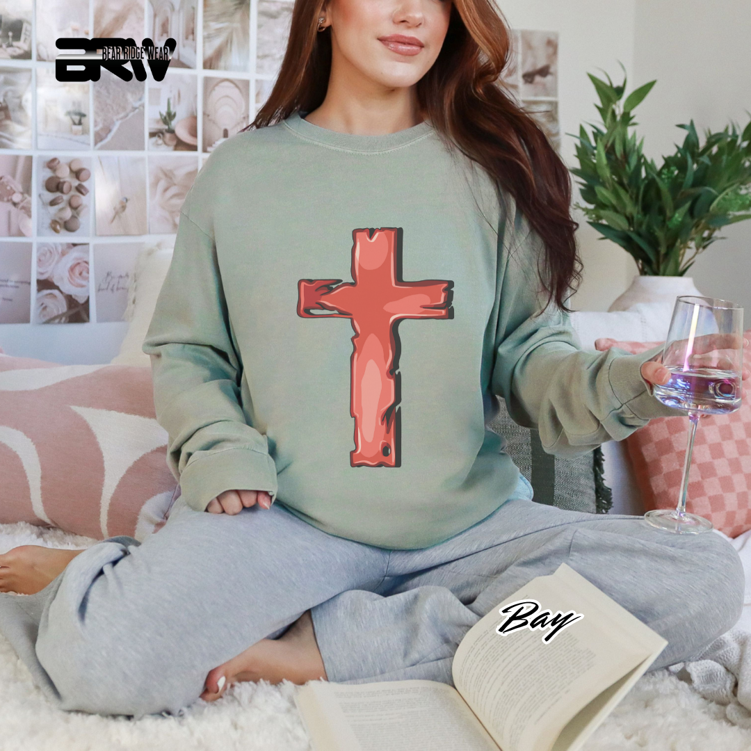 'Old Cross' Faith Long-Sleeve Tee