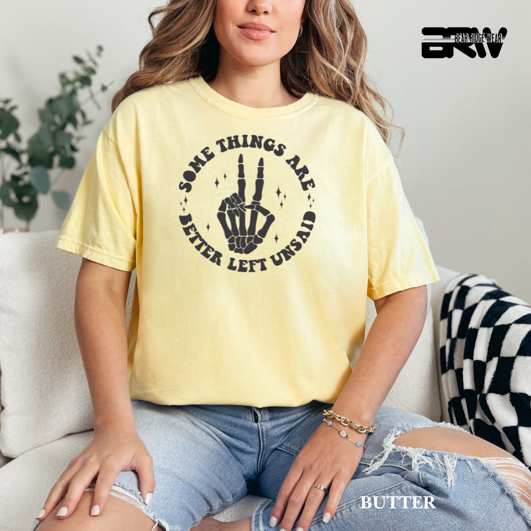 'Some Things Better Left Unsaid' Fall Tee