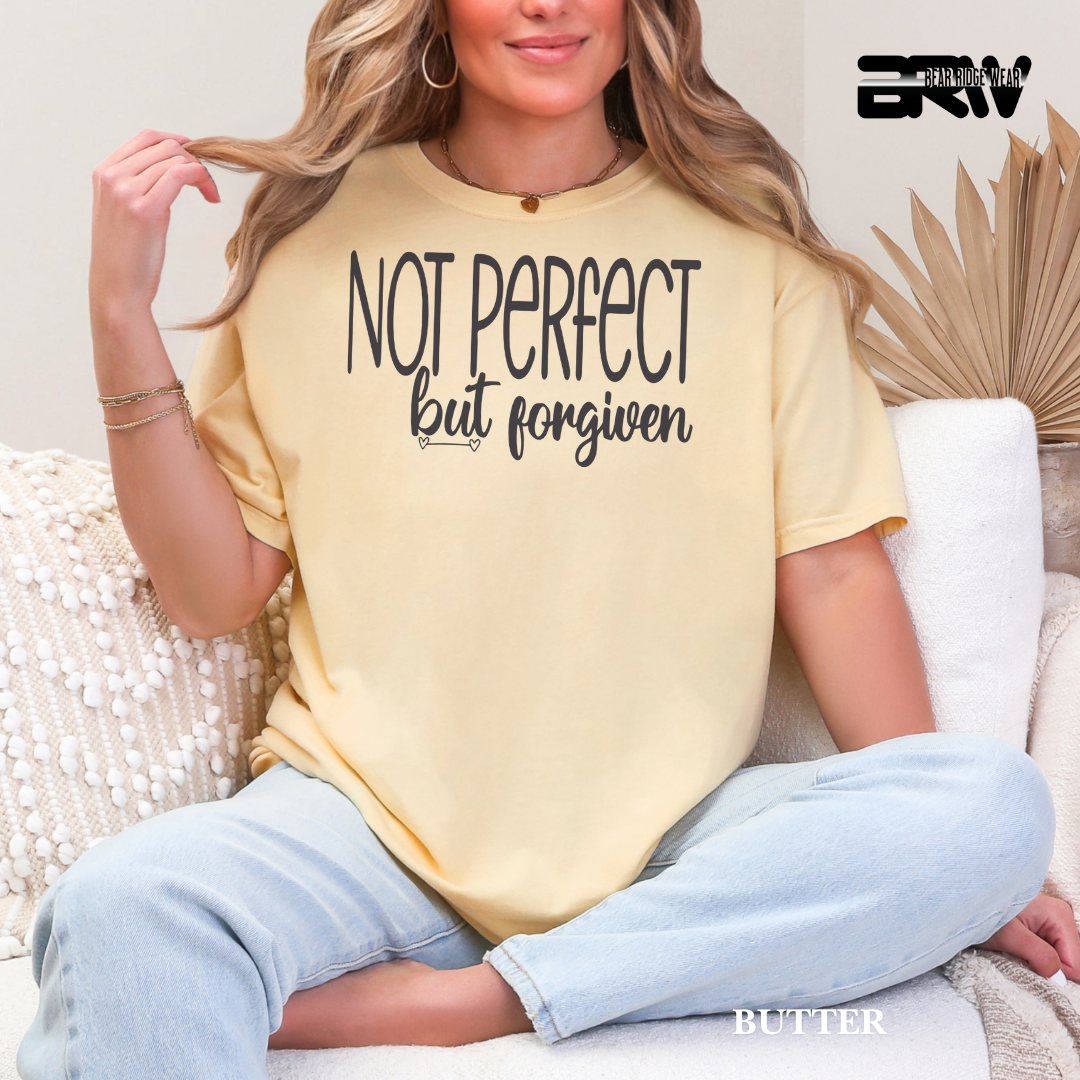 'Not Perfect But Forgiven' Faith Tee