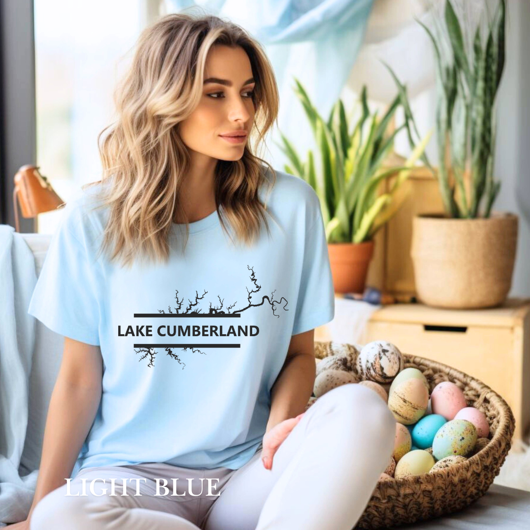 "Bold Lake Cumberland" Map Tee