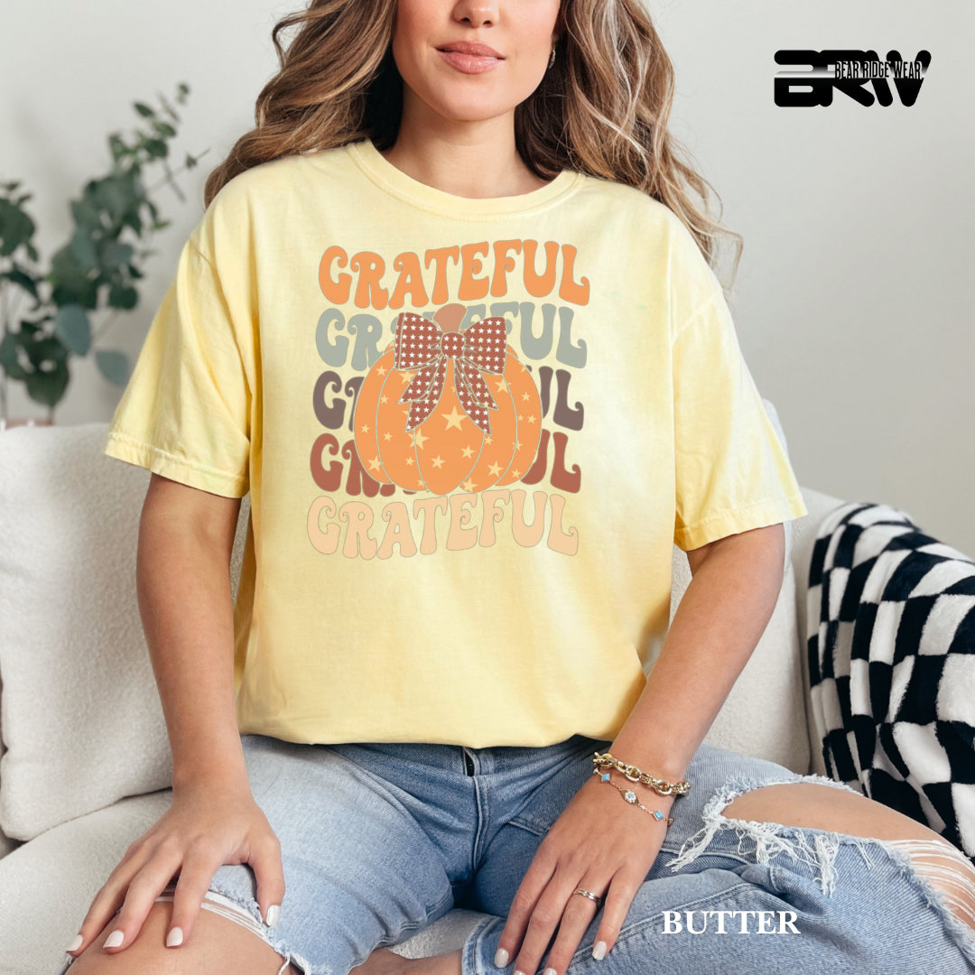 'Grateful Pumpkin' Fall Tee