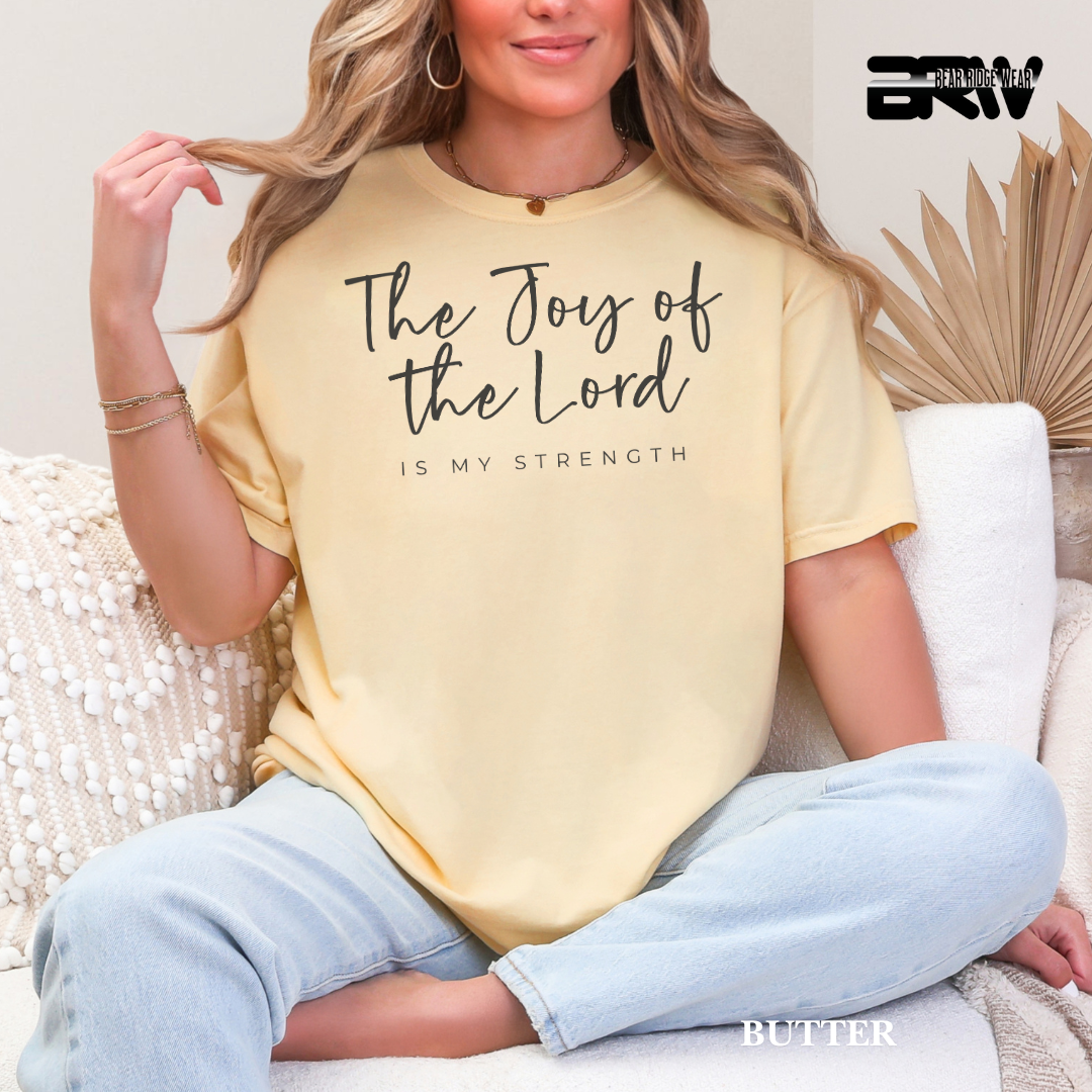 THE JOY OF THE LORD GRAPHIC TEE 