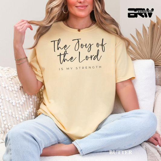 THE JOY OF THE LORD GRAPHIC TEE 