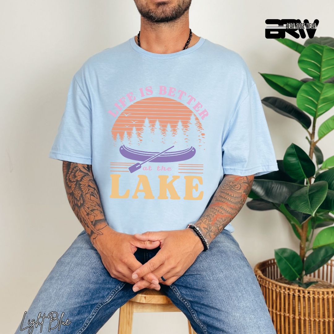 'Life Is Better At Lake' Summer T- Shirt