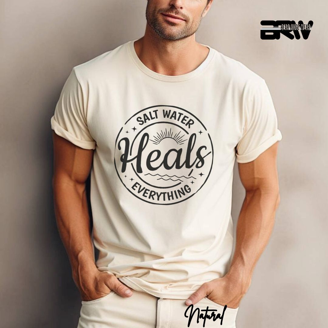'Salt Water Heals Everything' Summer T- Shirt