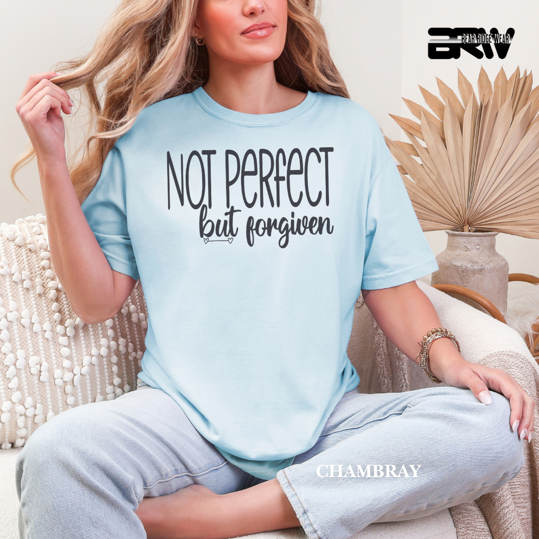 'Not Perfect But Forgiven' Faith Tee