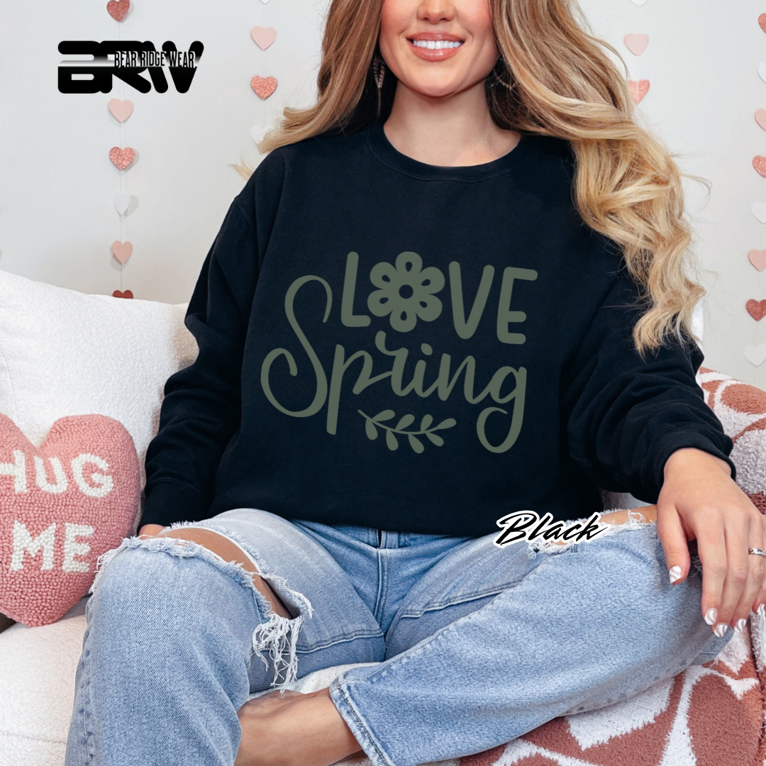 'Love Spring' Crewneck Sweatshirt