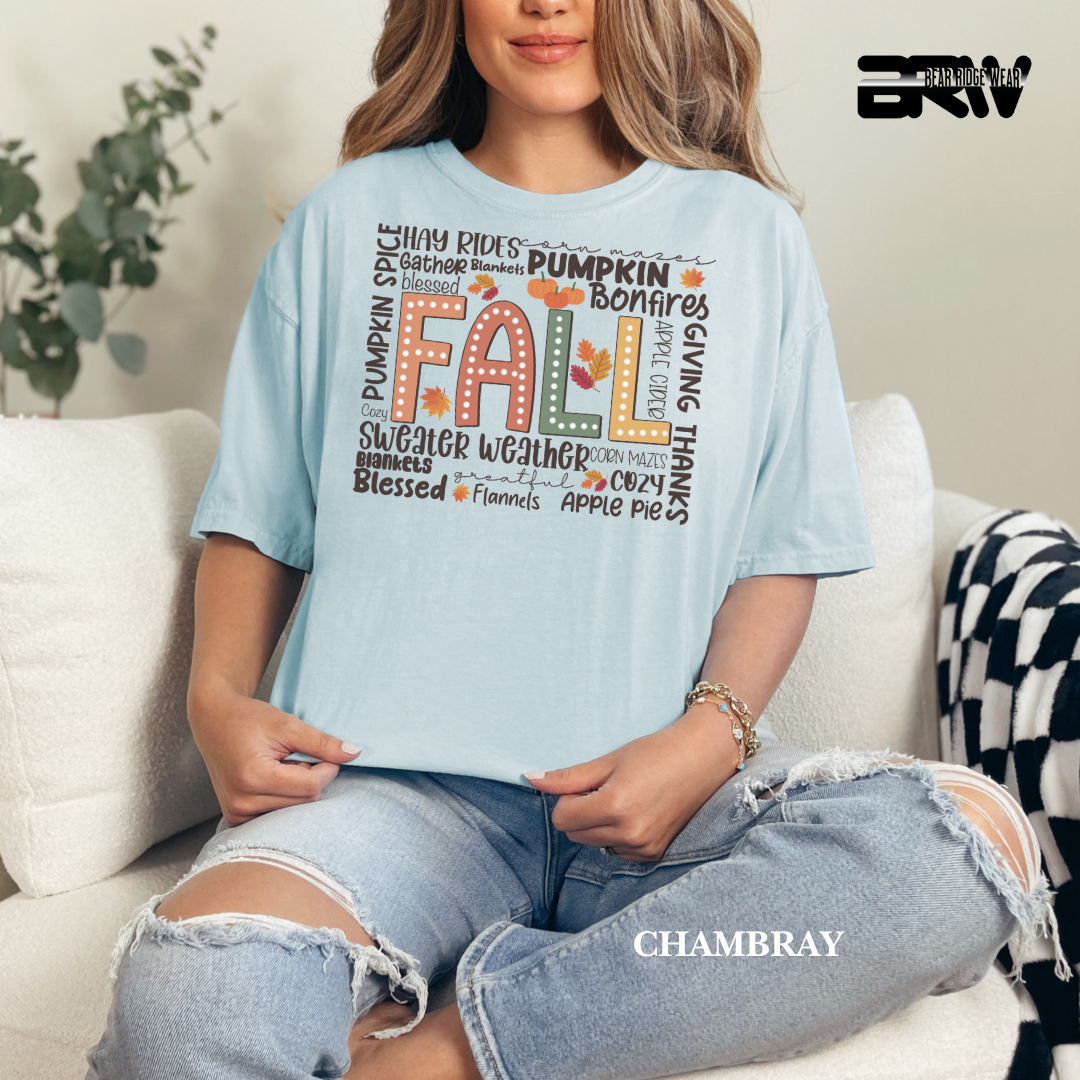 'Fall Hay Rides etc' Fall Tee