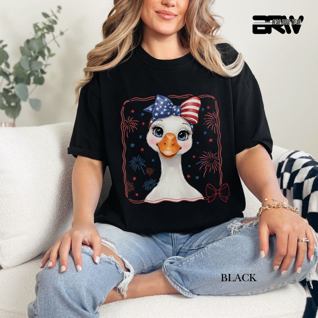 Goose-Girl- Patriotic Tee