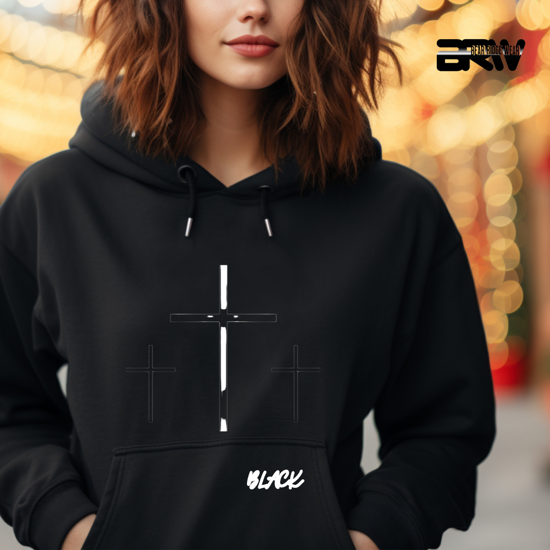 'Three Cross' Faith Hoodies