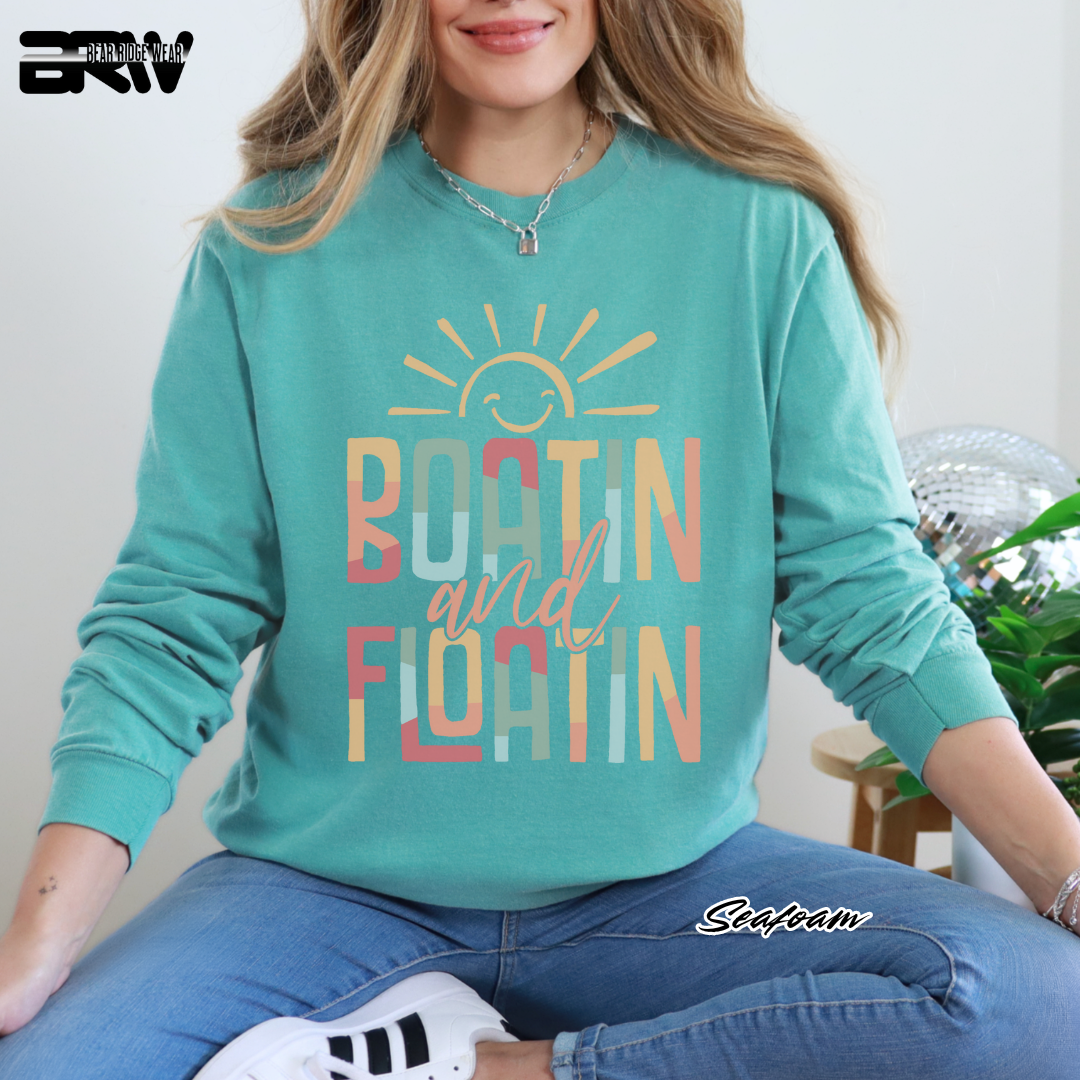 'Boat In and Float In' Long Sleeve Tee