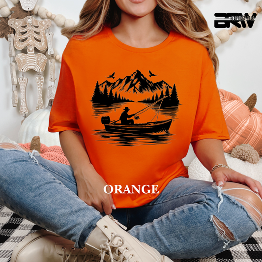 "Boat In the Lake" Tee
