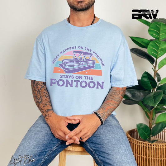 'What Happens To Pontoon' T- Shirt