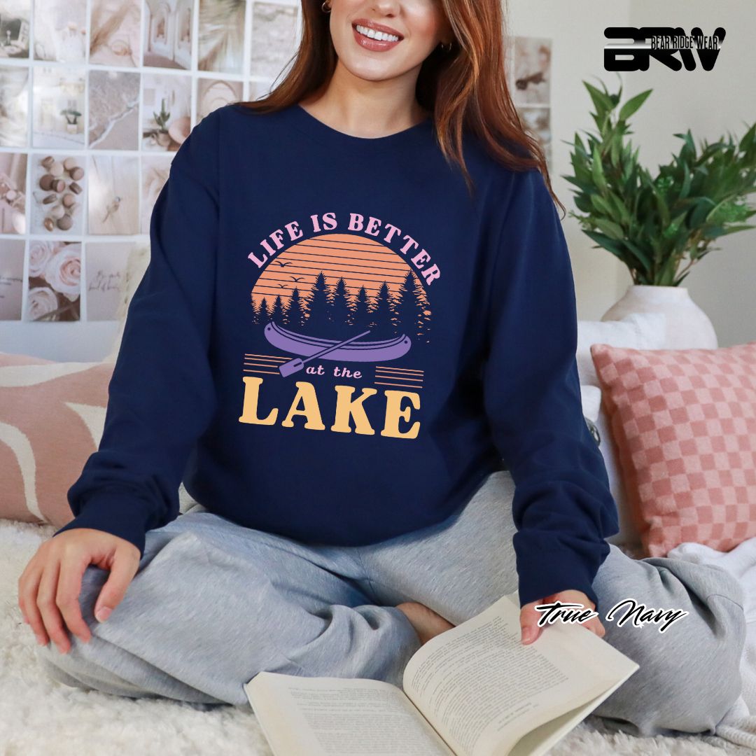 'Life Is Better At The Lake' Summer Long Sleeve Tee
