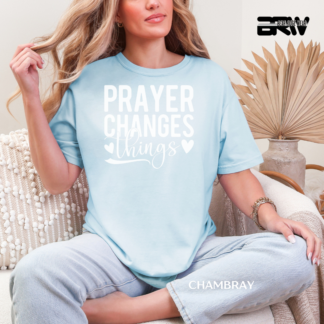 'Prayer Changes Things' Faith Tee