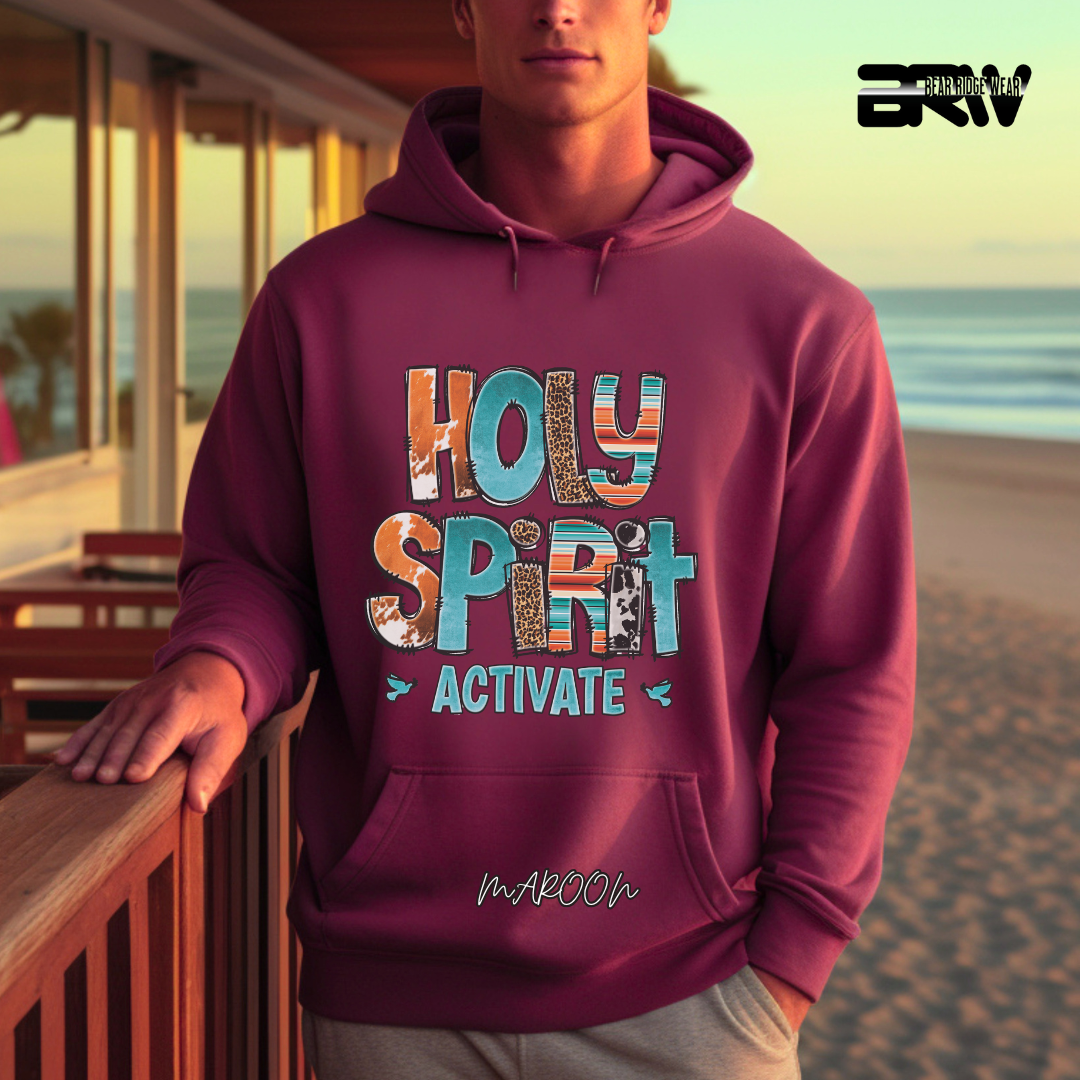 'Holy Spirit Activate' Faith Hoodie