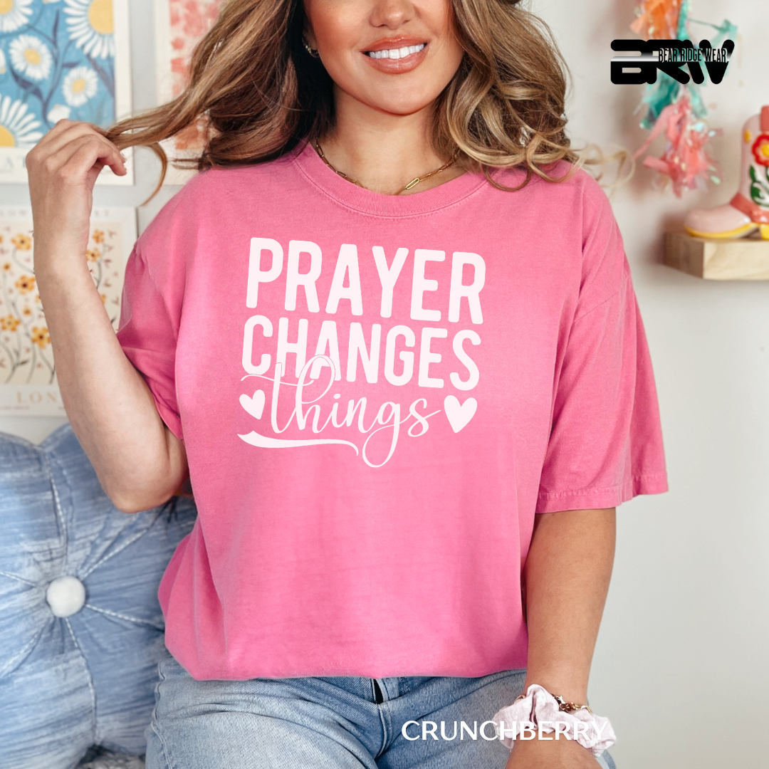 'Prayer Changes Things' Faith Tee