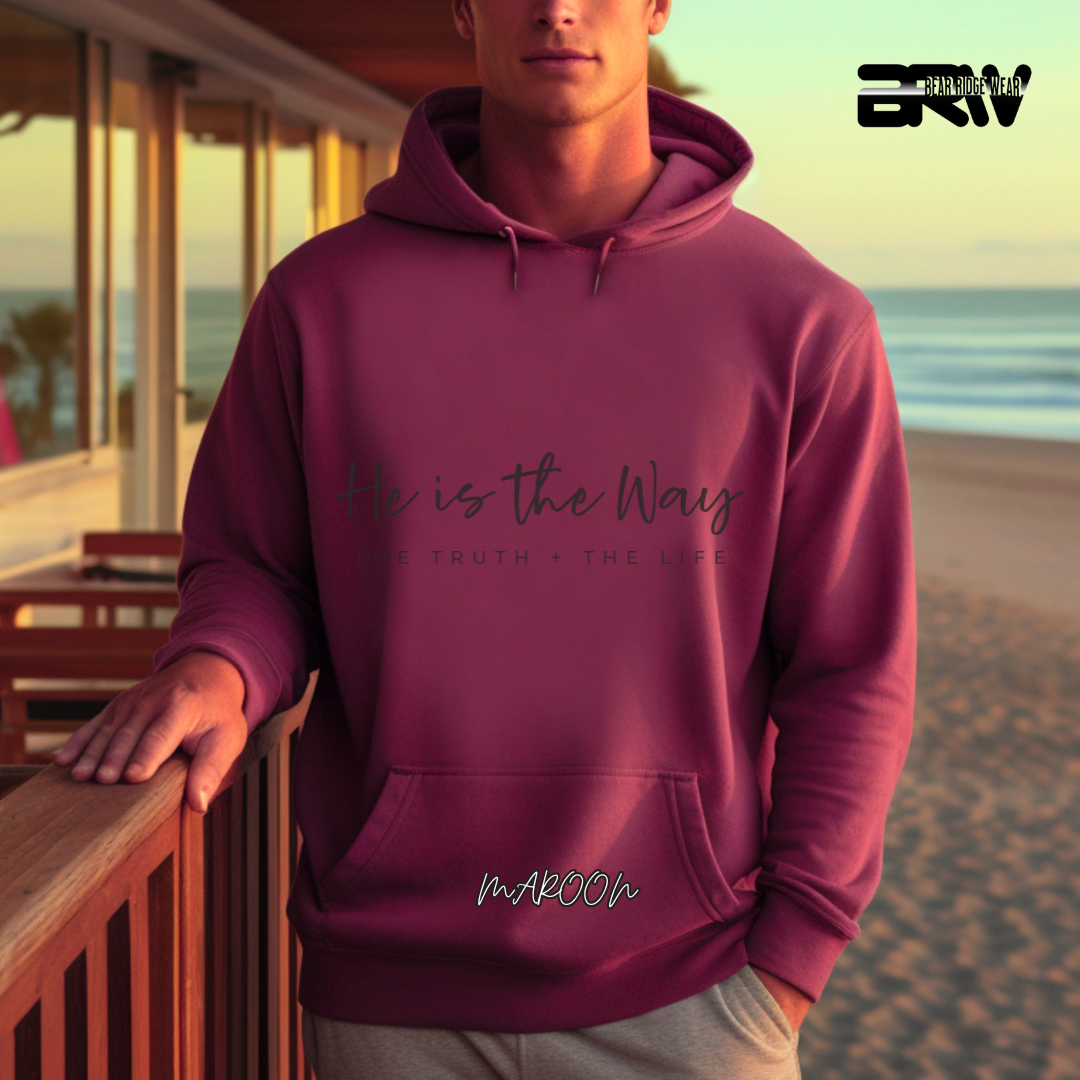 'He Is The Way The Truth, The Life' Faith Hoodie