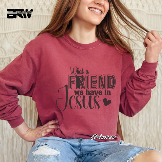 'What A Friend We Have In Jesus' Long-Sleeve Faith Tee