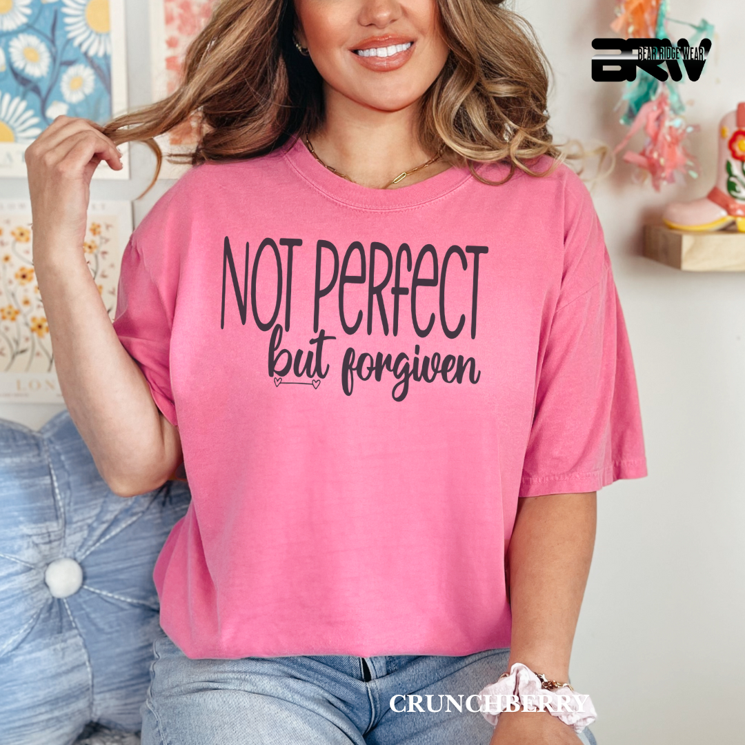 'Not Perfect But Forgiven' Faith Tee