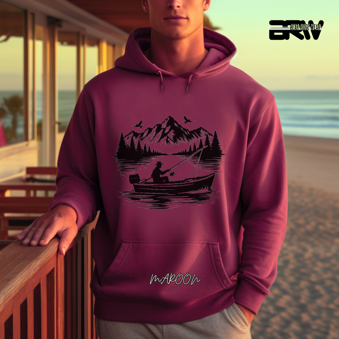 'Boat in a Lake' Hoodie