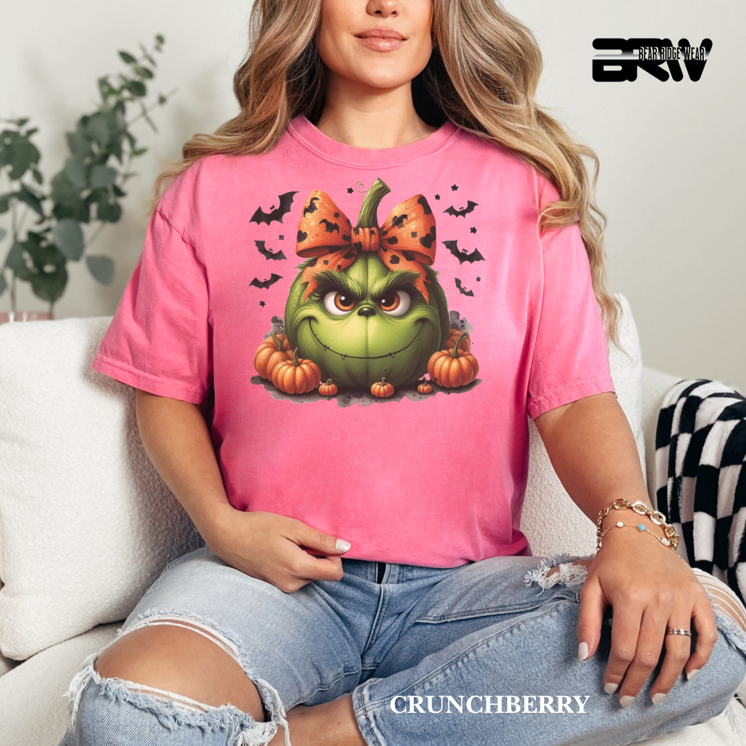 'Grinch Pumpkin' Fall Tee