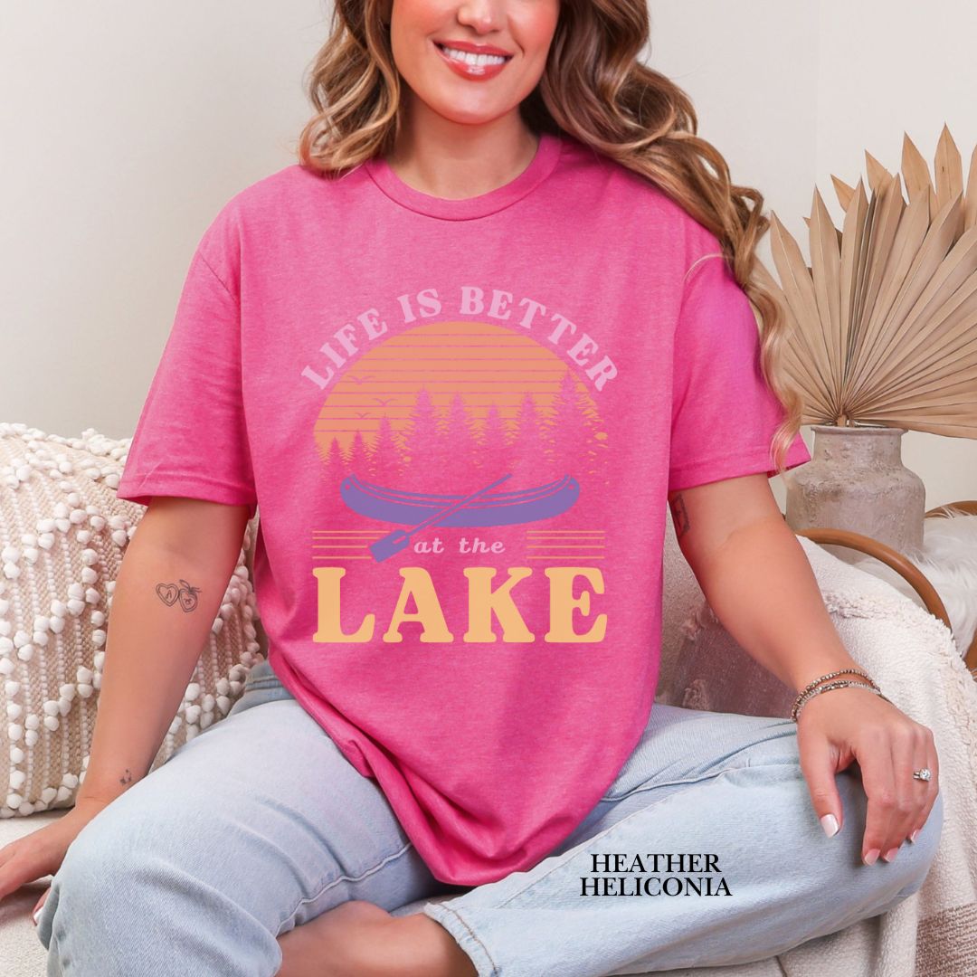 'Life Is Better At The Lake '  Summer Tee