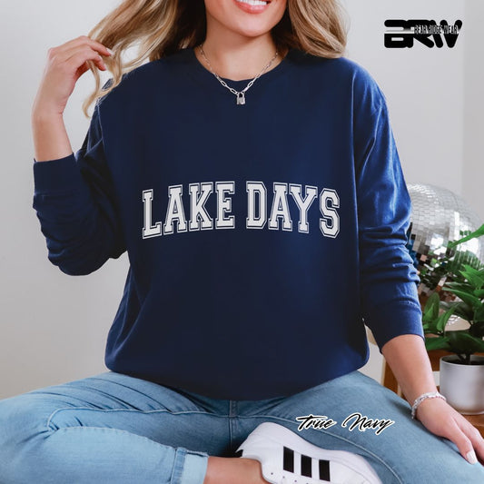 'Lake Days' Summer Long Sleeve Tee